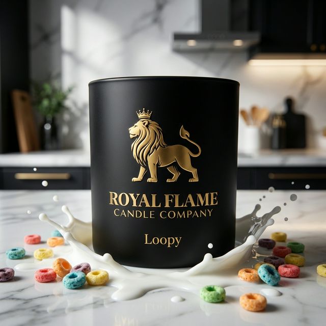 Loopy - Royal Flame Candle Co - Obsidian Collection