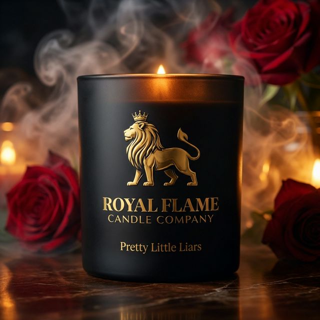 Pretty Little Liars - Royal Flame Candle Co - Obsidian Collection