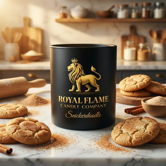 Snickerdoodle - Royal Flame Candle Co - Obsidian Collection